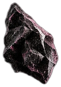 Obsidian crystalline monolith (Bottom-Left Monolith)