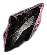 Obsidian diamond shard (Top-Right Shard)